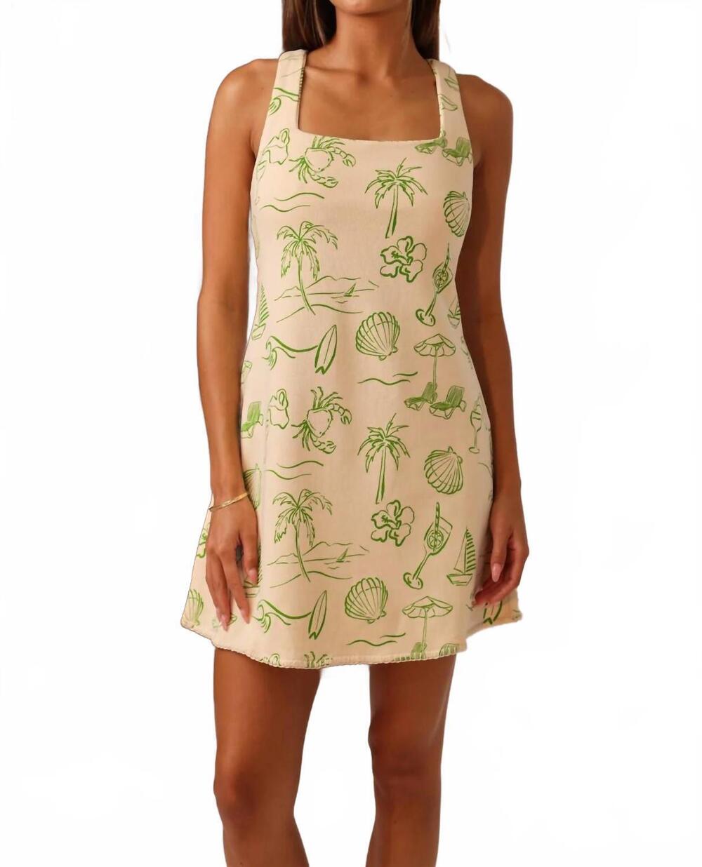 NEW SHORE sierra mini dress in vacation